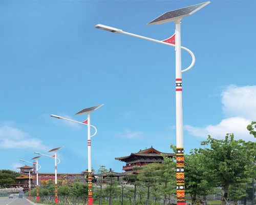 雄关区民族特色路灯