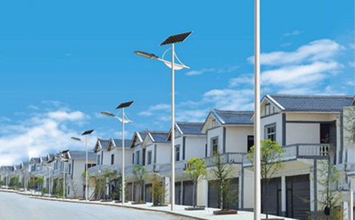 雄关区太阳能路灯配置与在乡村道路照明中的应用